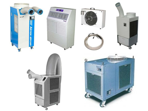 Vergelijkingstabel Industriële verplaatsbare airconditioners